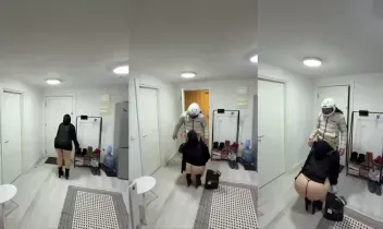 Domalarak Sikilen Baş örtülü amatör katın serisi part 36